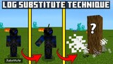Ninja Substitute Technique 🪵 | Command Blocks