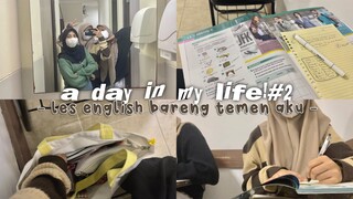 a day in my life (part 2)😋❕- les english bareng temen akuu📚✏️ -  vlog real life#5