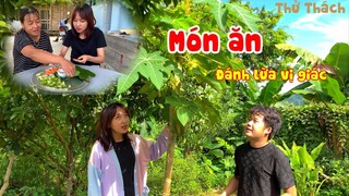 Món "Mít Meo" đánh lừa vị giác của Cường Tày, Chu Tiểu Han | Cường Han Couple