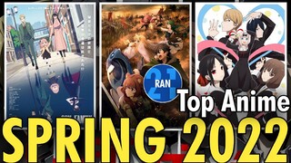 7 TOP 🔝 LIST ANIME TERPOPULER YG WAJIB DITONTON - Spring 2022 | RanNichi - Rekomendasi Anime