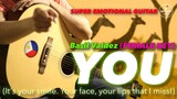 You FEMALE KEY Basil Valdez Instrumental guitar karaoke cover with lyrics