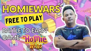 HOMIEWARS - PARANG HUMAN FLAT FALL SA STEAM, TAPOS PLAY TO EARN! (TAGALOG) GAMEPLAY