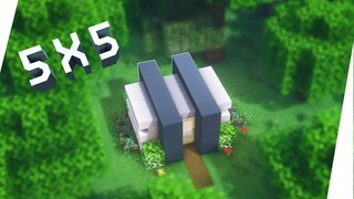 Cara Membuat 5x5 Modern House - Minecraft Tutorial Indonesia