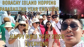 BORACAY ISLAND PHILIPPINES| ISLAND HOPPING PARASAILING| YEAR END VLOG| 2023