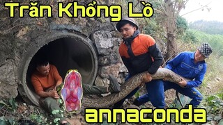 Kinh Hoàng Phát Hiện Trăn Tinh Khổng Lồ Quấn Gã Thợ Săn Dưới Cống Thoát Nước Đi Săn 1 Mình