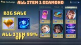 BIG SALE 99% | INCLUDING STARLIGHT CARD AND CHANGE NAME | BUY ANY ITEM FOR 1 DIAMOND MLBB NEW EVENT
