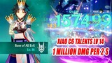 Xiao C6 Talents lv 14 Energy Amplifier Fruition Where Bloodhounds - 1 Million DMG Per 2s