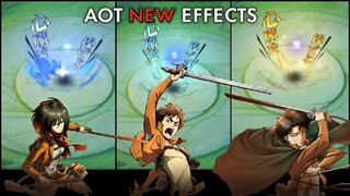 AOT NEW SKILL EFFETS & NEW SETTINGS | MLBB x AOT