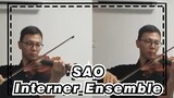 Sword Art Online|【Interner Ensemble】Swordland （Theme Song）Piano+Violin