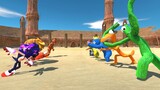 Which Team Will Win? Pochita vs Rainbow Friends - Animal Revolt Battle Simulator