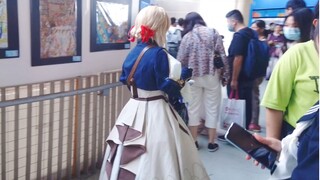 Konvensi Anime Hangzhou-Kakak Cosplay Jadi Violet, Imut Sekali