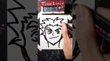 How to Draw BOKUTO in 30 Seconds