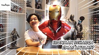 HOT TOYS IRON MAN EDISI PERTAMA BISA BELI EMAS ANTAM! | REVIEW HOT TOYS IRON MAN TERLANGKA! | PART 1