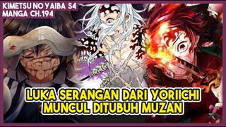 KNY S4 (194) LUKA LAMA yang Yoriichi Berikan Kembali MUNCUL Ditubuh Muzan!!!