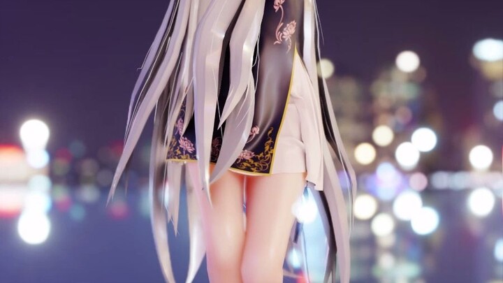 60FPS photorealistic, Luo Tianyi, fabric solving, eevvee,