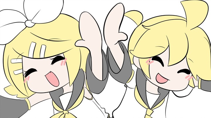 Tulisan Tangan Kagamine Gemini】Dong Dong Teruskan