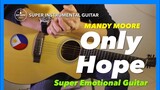 Only Hope Mandy Moore female key Instrumental guitar karaoke version with lyrics