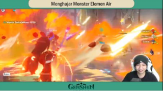 Menghajar Monster Elemen Air - Genshin Impact Indonesia