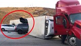 Truck Crash Compilation 2021 - Extreme Dangerous Idiots Biggest Truck - Fails Heavy Equipment