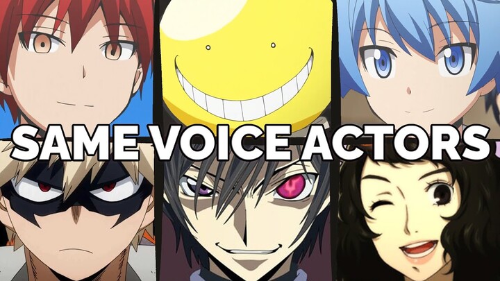 Assassination Classroom All Characters Japanese Dub Voice Actors Seiyuu Same Anime Characters