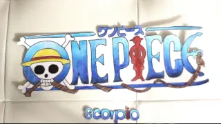 One Piece Scene Made Of Paper