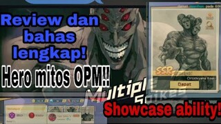 Review Skill+pembahasan Hero mitos Melzagard!!One punch man Indonesia||