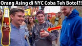 NYC Strangers Try Teh Botol for the First Time?! (Indonesian Iced Tea)