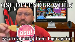 OSU defender on r/place when xQc try to raid their logo meme
