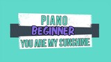 You Are My Sunshine - Folk Song _ Beginner Piano Tutorial _ Easy Piano (1080p_60