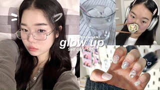GLOWING UP for 2024: Japanese hair care routine, Nails, Korean skincare etc.