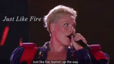 [Musik][Live]P!nk - <Just Like Fire>|<Alice Through the Looking Glass>