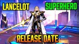 LANCELOT SUPERHERO SQUAD SKIN RELEASE DATE - MOBILE LEGENDS