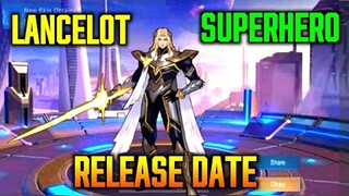 LANCELOT SUPERHERO SQUAD SKIN RELEASE DATE - MOBILE LEGENDS