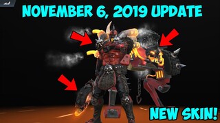 🔥 ROS NEW UPDATE SKIN STEAM TYRANT | DEATH BITE | VAGUARD SKIN