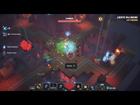 Redstone Mines in Under 2 Minutes (Minecraft Dungeons)