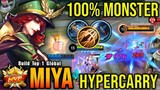 MIYA GAMEPLAY BEST BUILD AND UNSTOPPABLE KILL, MUST WATCH , MOBILE LEGEND BANG BANG
