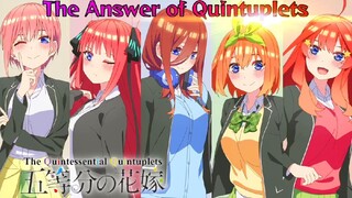 "The Answer of Quintuplets"MVแปลไทย |เจ้าสาวผมเแนแฝดห้า ภาค2