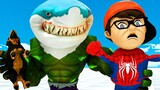 Scary Teacher 3D - SpiderNick home alone Shark Hulk Try to kidnap Miss T Francis Ep.17