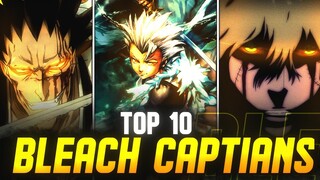 Bleach Top 10 Captains🔥🔥 || Thousand years Blood War Arc||