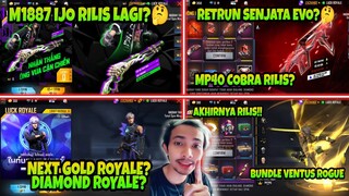 BOCORAN FF❗️RILIS LAGI SHOUTGUN IJO & MP40 COBRA?? NEXT DIAMOND ROYALE, AKHIRNYA BUNDLE VENTUS ROGUE