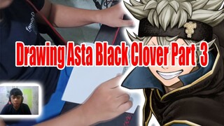 Drawing Asta Black Clover Part 3