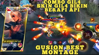 Combo dan Skin Berapi api, Gusion Best Montage