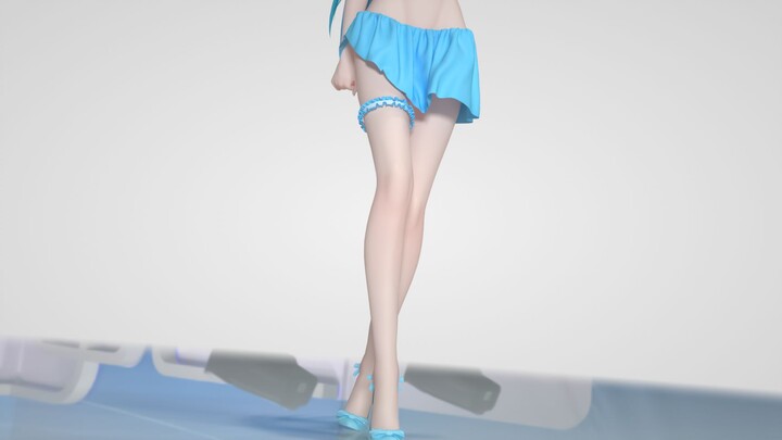 [MMD·3D] Low-resolution Miku in a skirt - Apple Pie