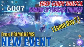 [Unlock Domain of Furious Thunder ] Where Shadows Writhe Genshin Impact -  Event Day 2 Twisted Realm