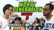 Kami Mencari WORST GENERATION TERKUAT: KUROHIGE VS LAW (Siapa yang terkuat 🤔)