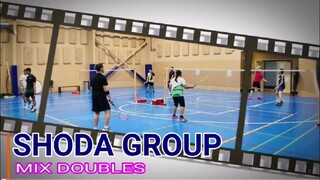 MIX DOUBLES BADMINTON HIGLIGHTS GAME 02.19.19  JAYJAY &MM VS JAYSON & MARY