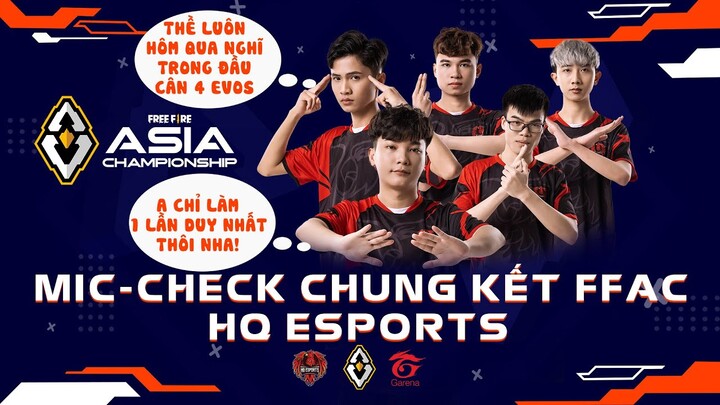 MICHECK HQ ESPORTS | HÔM QUA NGHĨ CÂN 4 EVOS - ANH CHỈ LÀM 1 LẦN DUY NHẤT | CHUNG KẾT | FFAC 2021