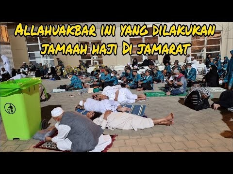 Jamaah Haji Melakukan Ini Di Mina