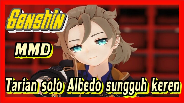 [Genshin, MMD] Tarian solo Albedo sungguh keren!