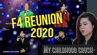 F4 REUNION LIVE PERFORMANCE 2020 I MY CHILDHOOD LOVES I FILIPINO REACTION VIDEOS